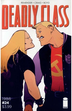 Deadly Class 24 published by Image with cover art by Wesley Craig