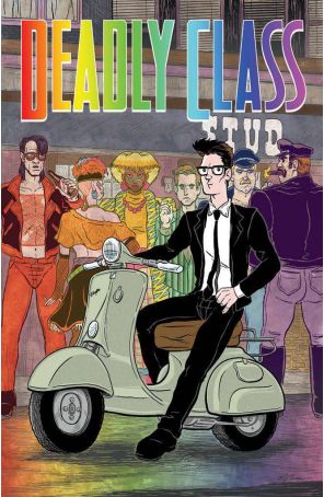 Deadly Class 29C published by Image with cover art by Brian Level