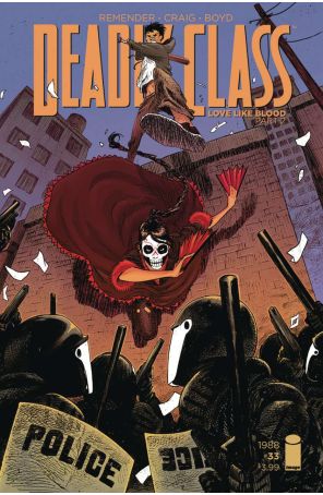 Deadly Class 33B published by Image with cover art by Jeff Stokely