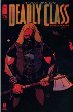 Deadly Class 40A published by Image with cover art by Wesley Craig