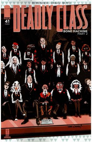 Deadly Class 41A published by Image with cover art by Wesley Craig