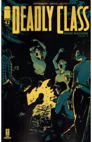 Deadly Class 42A published by Image with cover art by Wesley Craig
