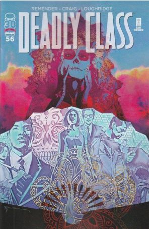 Deadly Class 56B published by Image with cover art by Bill Sienkiewicz