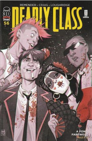 Deadly Class 56C published by Image with cover art by Miki Montllo