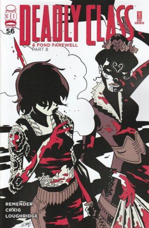 Deadly Class 56D published by Image with cover art by Elsa Charretier