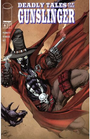 Deadly Tales of the Gunslinger 6A published by Image with cover art by Jonathan Uribe
