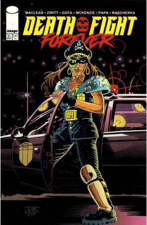 Death Fight Forever 2A published by Image with cover art by Andrew MacLean