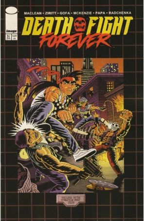 Death Fight Forever 3A published by Image with cover art by Andrew MacLean