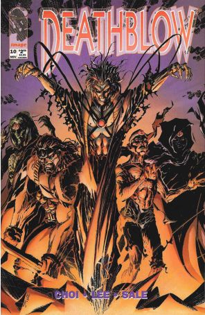 Deathblow 10 published by Image with cover art by Jim Lee