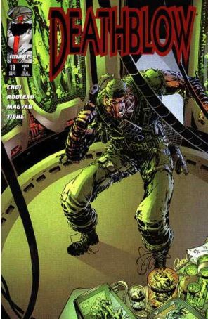 Deathblow 19 published by Image with cover art by Trevor Scott