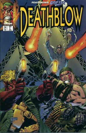Deathblow 24 published by Image with cover art by Trevor Scott