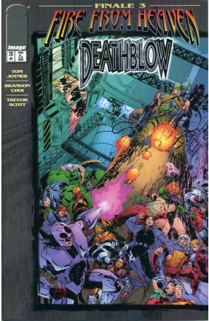 Deathblow 28 published by Image with cover art by Trevor Scott