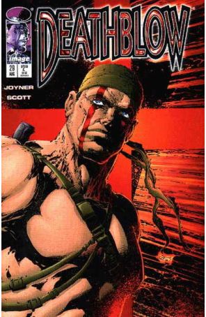 Deathblow 29 published by Image with cover art by Trevor Scott
