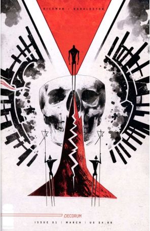 Decorum 1B published by Image with cover art by Mike Huddleston