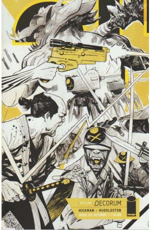 Decorum 5B published by Image with cover art by Mike Huddleston