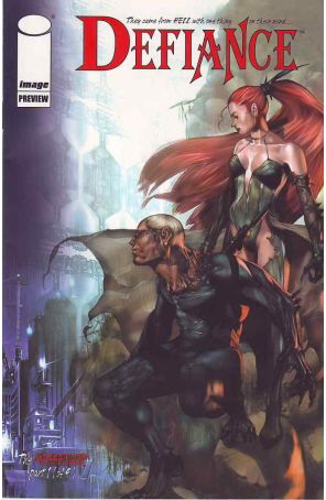 Defiance Ashcan 1 published by Image with cover art by Kanno Kang and Zack Suh