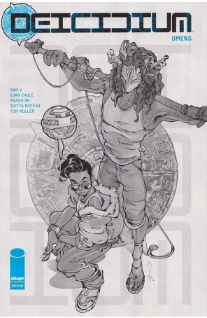 Deicidium: Omens FCBD 2026 published by Image with cover art by Evan Cagle