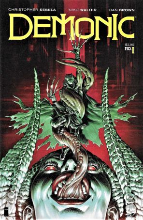Demonic 1B published by Image with cover art by Dan Brown