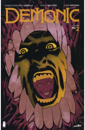 Demonic 2 published by Image with cover art by Dan Brown