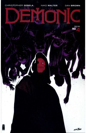 Demonic 4 published by Image with cover art by Dan Brown