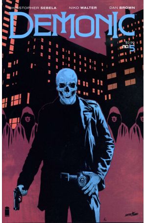 Demonic 5 published by Image with cover art by Dan Brown