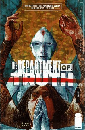 Department of Truth 11A published by Image with cover art by Martin Simmonds
