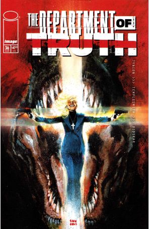 Department of Truth 36A published by Image with cover art by Martin Simmonds