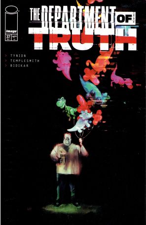 Department of Truth 37A published by Image with cover art by Martin Simmonds