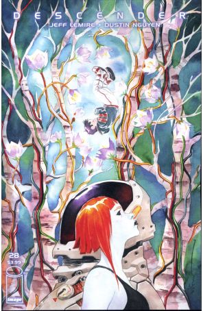 Descender 28A published by Image with cover art by Dustin Nguyen