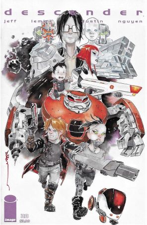 Descender 28B published by Image with cover art by Dustin Nguyen