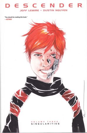Descender TPB 3 published by Image with cover art by Dustin Nguyen