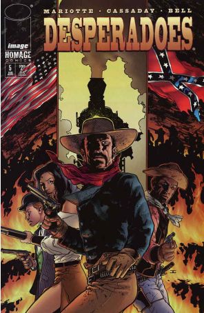 Desperadoes 5 published by Image with cover art by John Cassaday