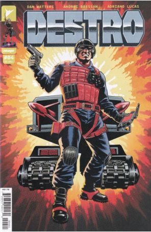 Destro 4D published by Image with cover art by Travis Moore
