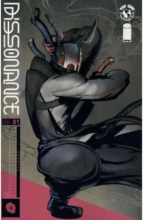 Dissonance 1 published by Image with cover art by Varsam Kurnia
