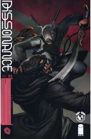Dissonance 3 published by Image with cover art by Varsam Kurnia