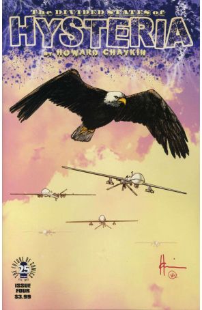 The Divided States of Hysteria 4 published by Image with cover art by Howard Chaykin