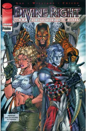 Divine Right Ashcan 1 published by Image with cover art by Jim Lee