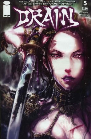 Drain 5 published by Image with cover art by Sana Takeda