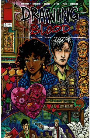 Drawing Blood (2nd Series) 2A published by Image with cover art by Kevin Eastman