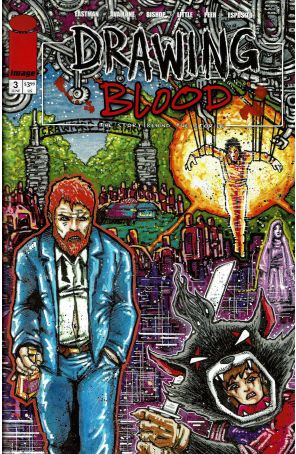 Drawing Blood (2nd Series) 3A published by Image with cover art by Kevin Eastman