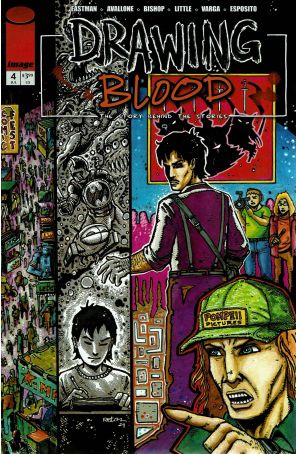 Drawing Blood (2nd Series) 4A published by Image with cover art by Kevin Eastman