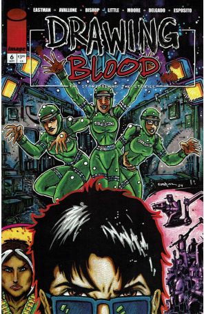 Drawing Blood (2nd Series) 6A published by Image with cover art by Kevin Eastman