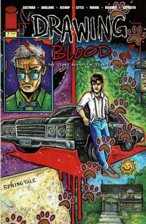 Drawing Blood (2nd Series) 7A published by Image with cover art by Kevin Eastman