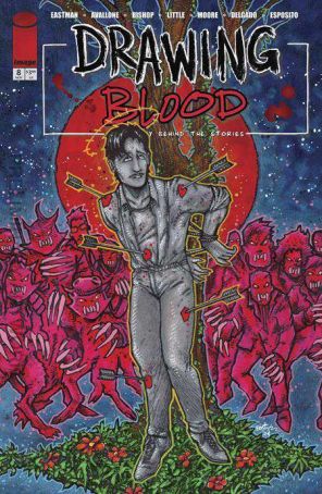 Drawing Blood (2nd Series) 8A published by Image with cover art by Kevin Eastman