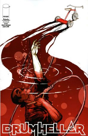 Drumhellar 9 published by Image with cover art by Riley Rossmo