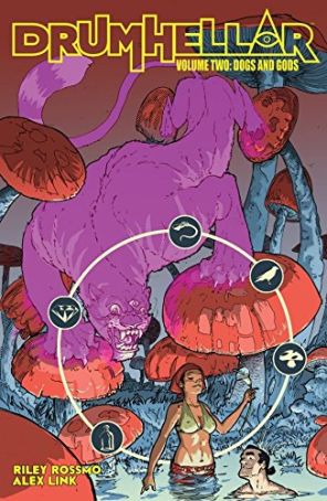 Drumhellar TPB 2 published by Image with cover art by Riley Rossmo