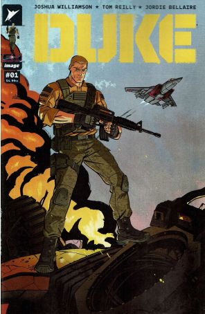 Duke 1A published by Image with cover art by Tom Reilly