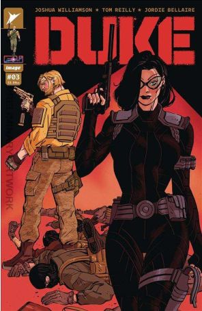 Duke 3A published by Image with cover art by Tom Reilly