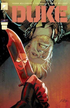 Duke 4B published by Image with cover art by Andrei Bressan and Adriano Lucas