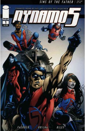 Dynamo 5: Sins Of The Father 1 published by Image with cover art by Mahmud A. Asrar
